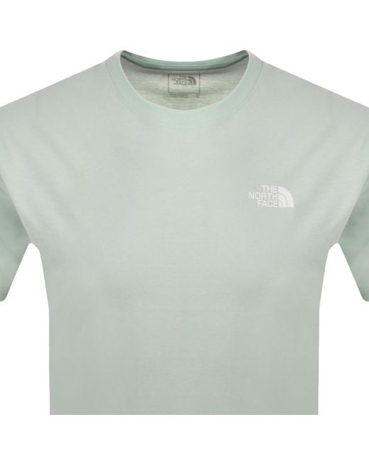 The North Face Green Evolution Box T Shirt for men