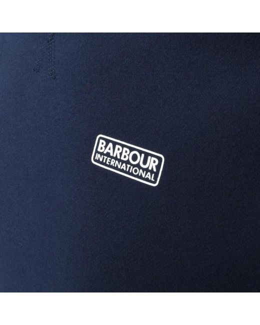 Barbour Blue Crew Neck Sweatshirt for men