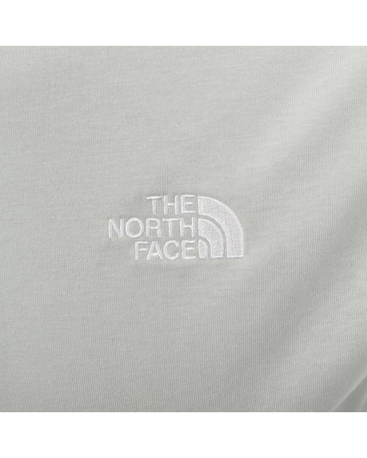 The North Face Gray Logo T Shirt for men