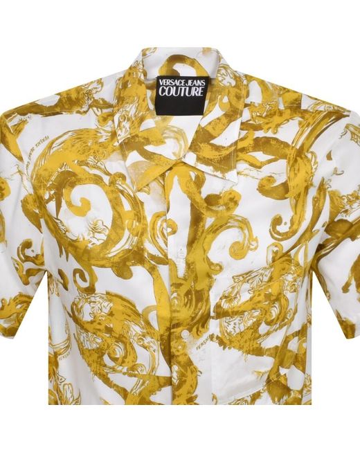 Versace Metallic Couture Baroque Shirt for men