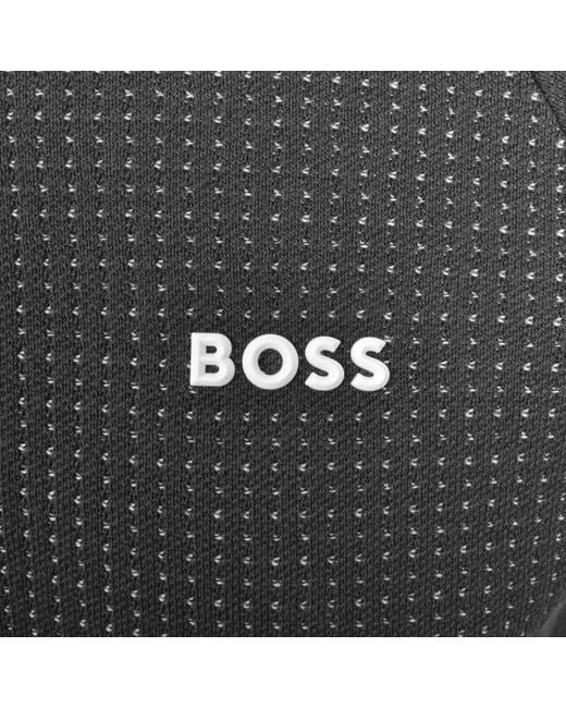 Boss Black Boss Tennis Retro Knit Qz T Shirt for men