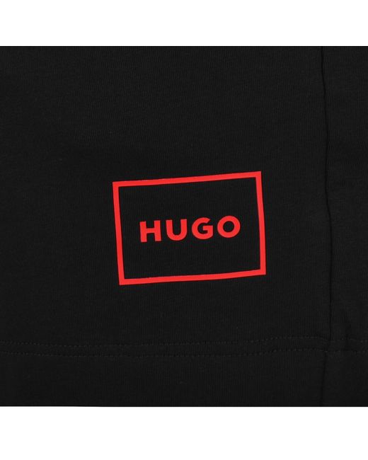 HUGO Black Laze Shorts for men