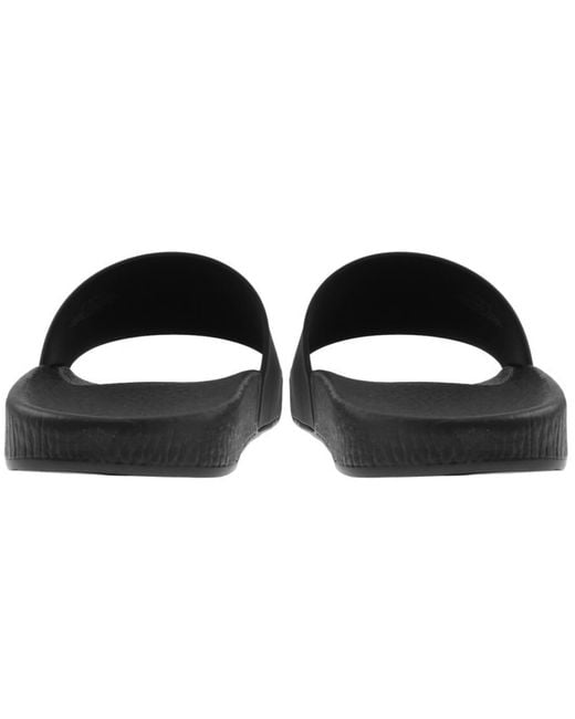 Ralph Lauren Black Logo Sliders for men