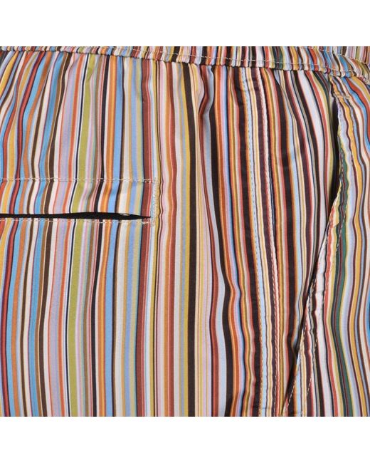 Paul Smith Blue Stripe Swim Shorts for men