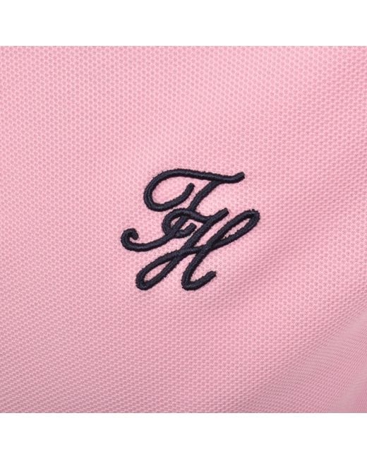 Tommy Hilfiger Pink Script Polo Classic for men