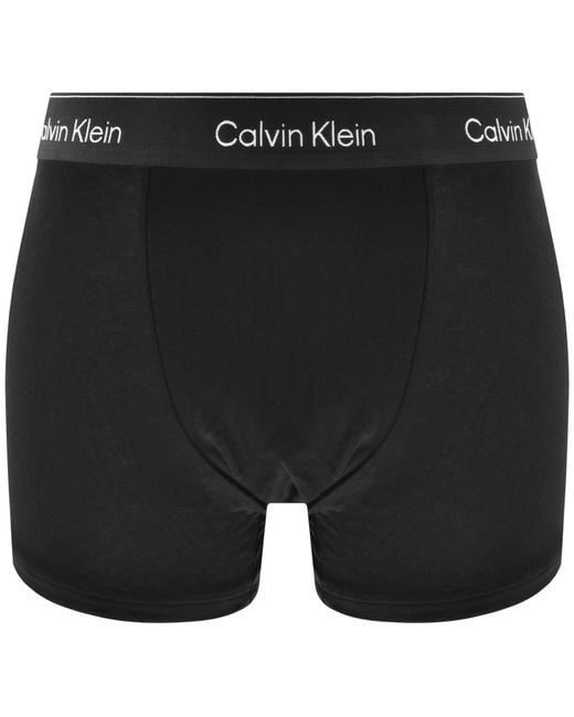 Calvin Klein Black Underwear 3 Pack Icon Trunks for men