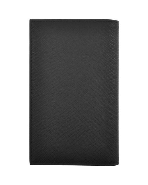 Armani Black Emporio Bifold Card Holder for men