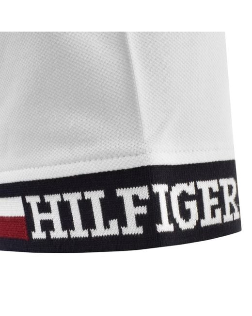 Tommy Hilfiger White Tipping T Shirt for men