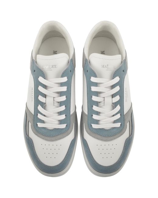 Mallet White Barnsley Trainers for men