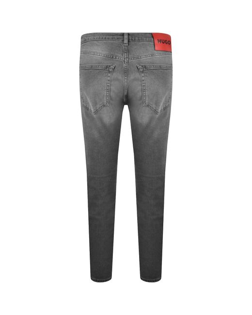 HUGO Gray 734 Extra Slim Jeans for men