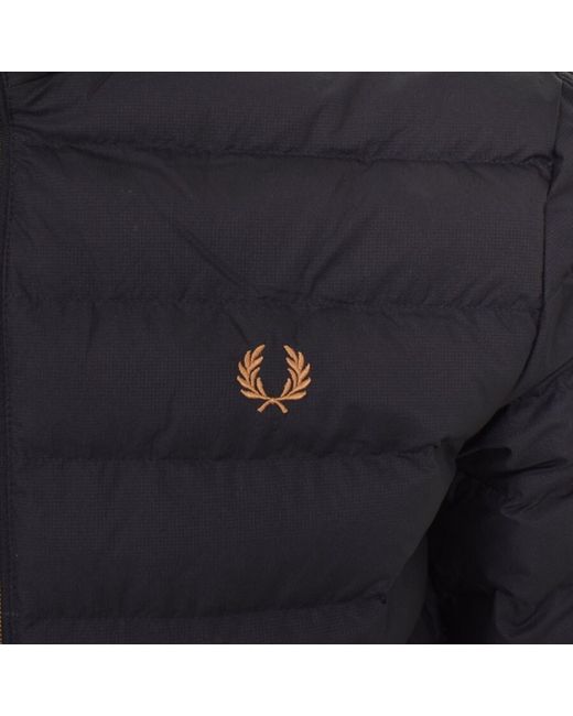 Fred Perry Black Insulated Jacket for men
