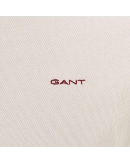 Gant Natural Collar Tipping rugger Polo T Shirt for men