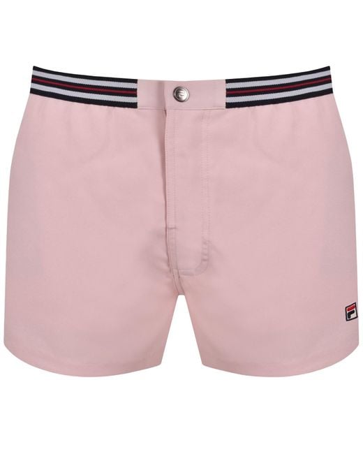 Fila Pink Fila Hightide 4 Shorts for men