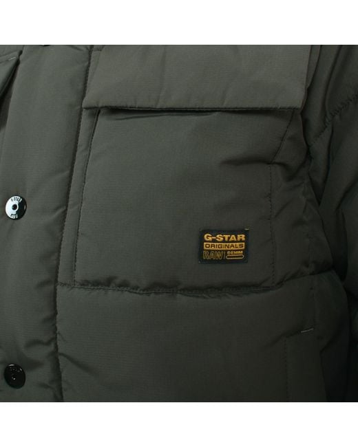G-Star Green G-Star Quilted Puffer Jacket for men