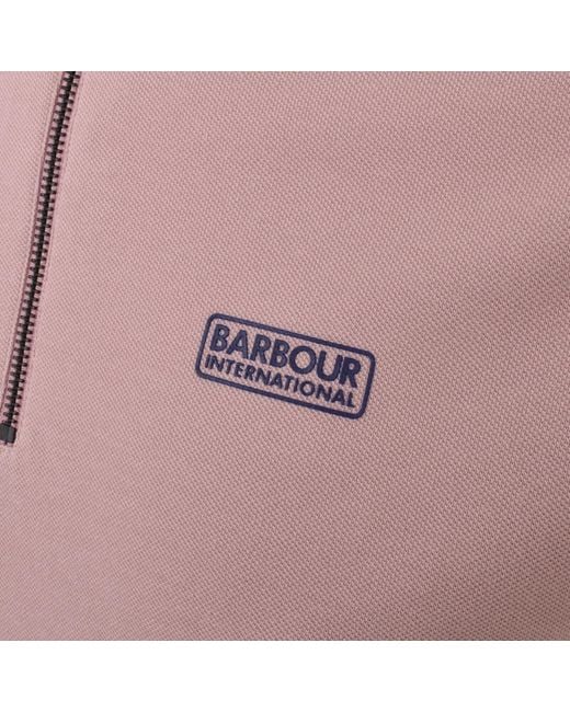 Barbour Pink Smith Polo T Shirt for men