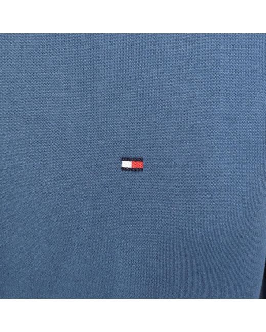Tommy Hilfiger Blue Essential Fleece Sweatshirt for men