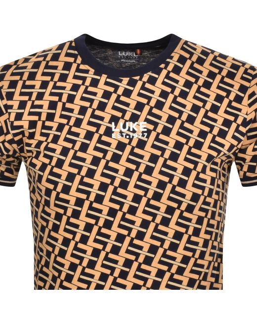 Luke 1977 Brown Kingston T Shirt for men