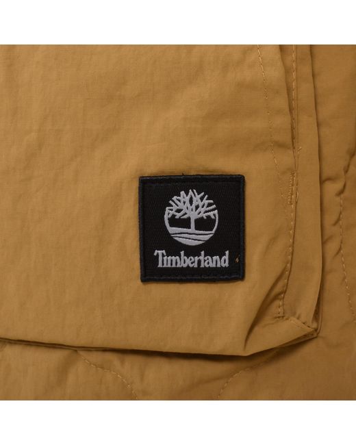 Timberland Brown Quilted Jacket for men