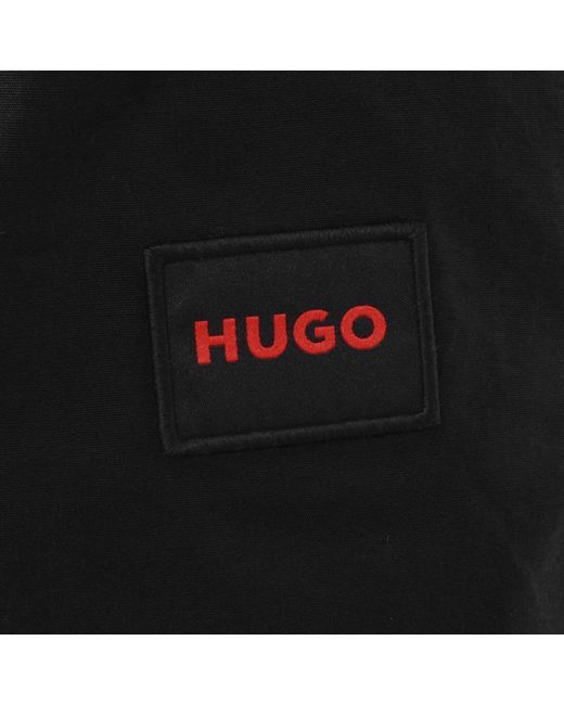 HUGO Black Short Sleeved Ebor Shirt for men