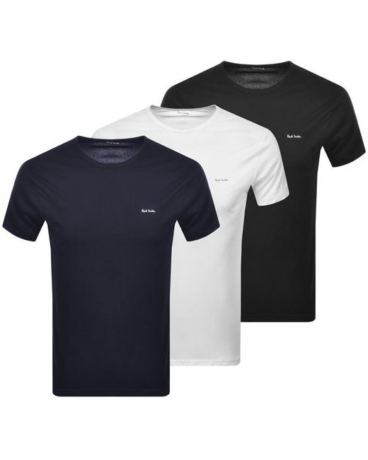 Paul Smith Blue Three Pack T Shirt for men