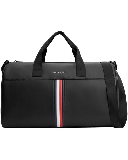 Tommy Hilfiger Black Metro Duffle Bag for men