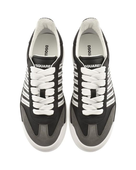 DSquared² Black New Jersey Trainers for men