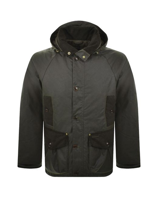 Barbour Green Beaufort Wax Jacket for men