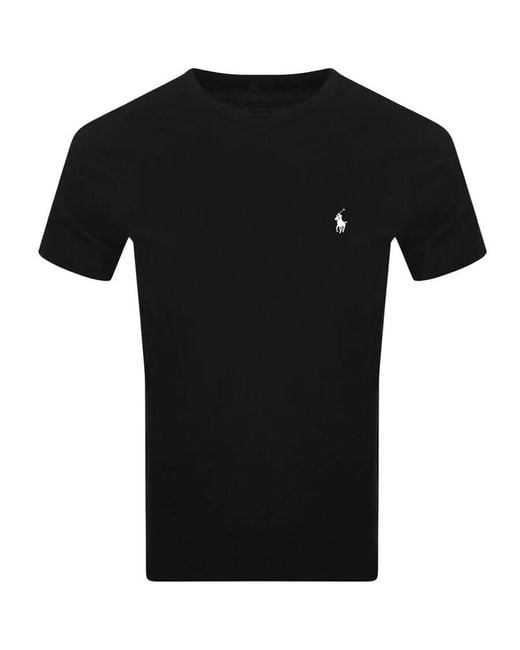 Ralph Lauren Black Crew Neck T Shirt for men