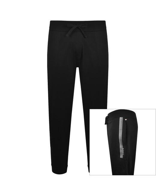 BOSS BUSINESS Black Boss Authentic Joggers for men