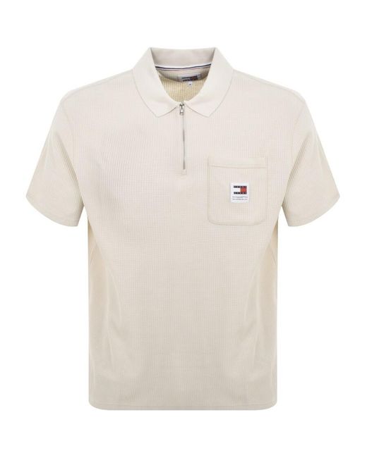 Tommy Hilfiger Natural Polo T Shirt for men