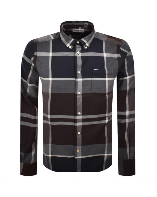 Barbour Black Dunoon Tailored Shirt for men