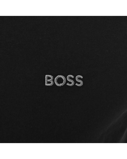 BOSS BUSINESS Black Boss Logo T Shirt for men