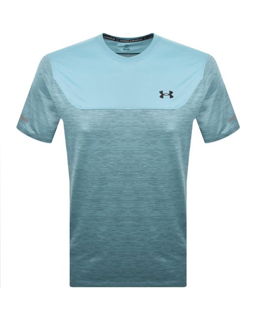 Under Armour Blue Tech Utility T Shirt for men