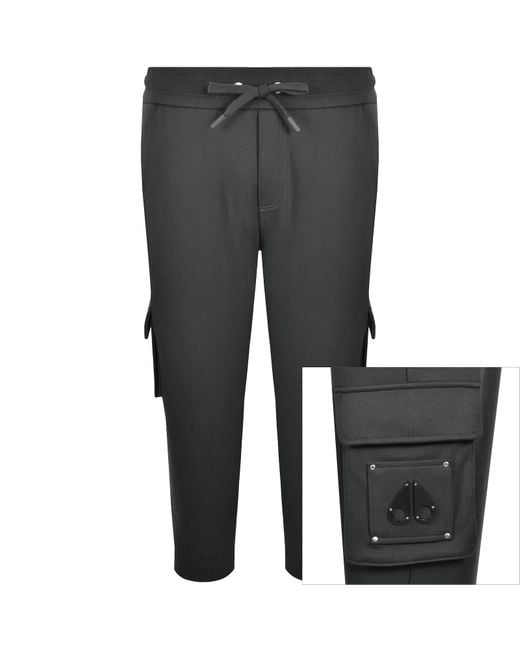 Moose Knuckles Gray Hartsfield Cargo Joggers for men