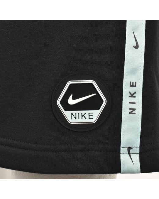 Nike Black Sportswear Fleece Shorts for men