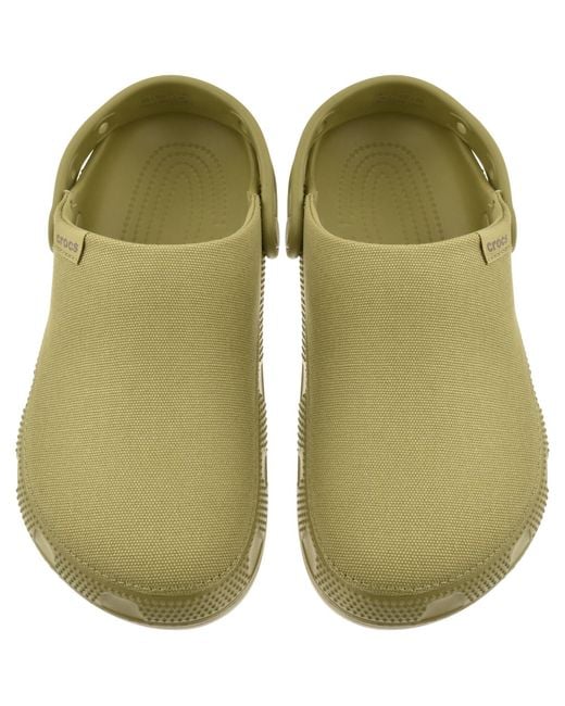 CROCSTM Green Classic Crafted Clogs Aloe for men