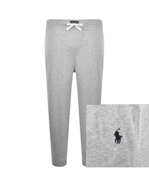 Ralph Lauren Gray Loungewear Jogging Bottoms for men
