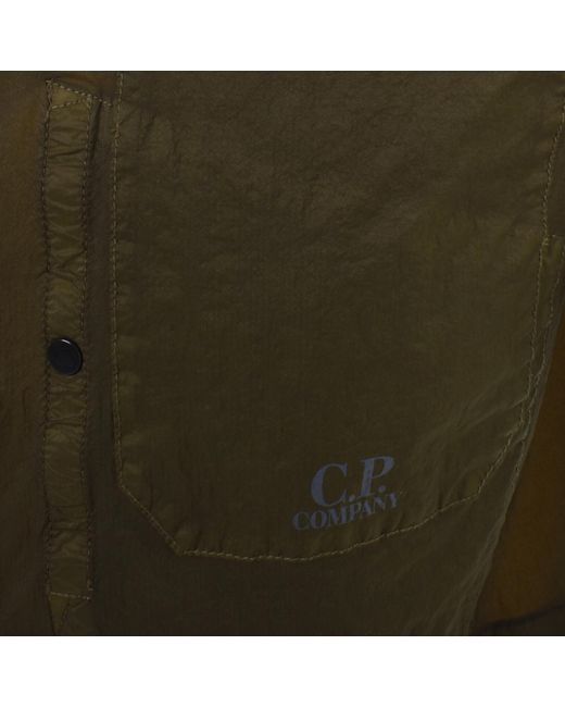 C P Company Green Cp Company Short Sleeve Shirt for men