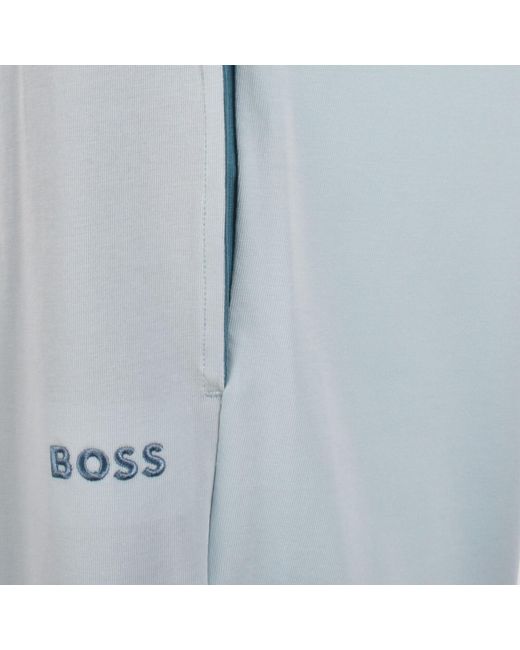 BOSS BUSINESS Blue Boss Mix And Match Jersey Shorts Pale for men