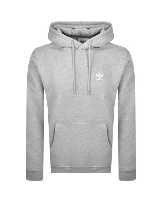 Adidas Originals Gray Essential Hoodie for men