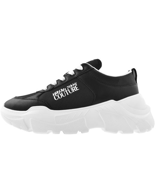 Versace Jeans Black Couture Speedtrack Trainers for men