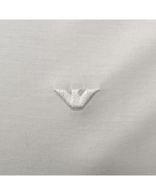 Armani Gray Emporio Short Sleeved Shirt Off for men