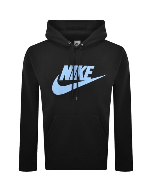 Nike Black Logo Fleece Hoodie for men