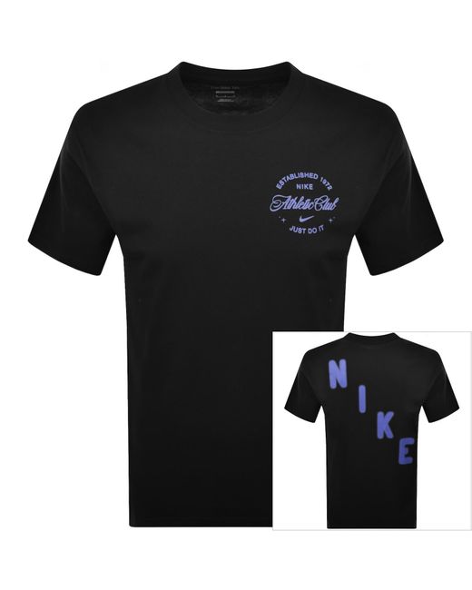 Nike Black M Nk T Shirt for men