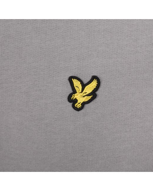 Lyle & Scott Gray Crew Neck Sweatshirt for men