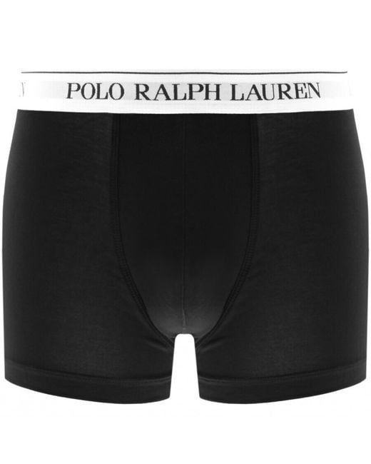 Ralph Lauren Gray Underwear 3 Pack Trunks for men