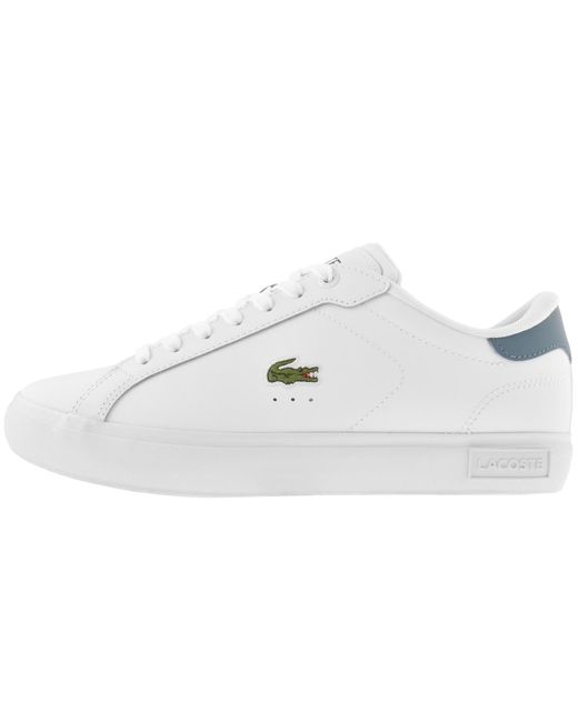 Lacoste White Powercourt 125 2 Trainers for men