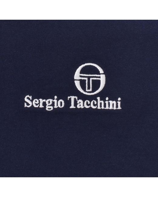 Sergio Tacchini Blue Felton T Shirt for men
