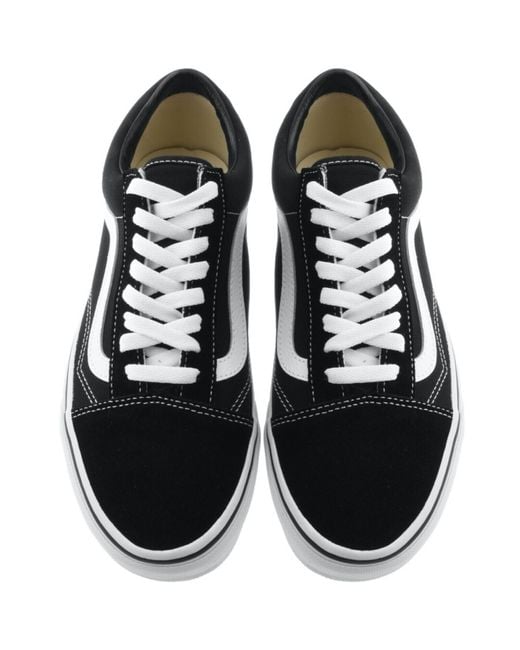 Vans Black Old Skool Canvas Trainers for men
