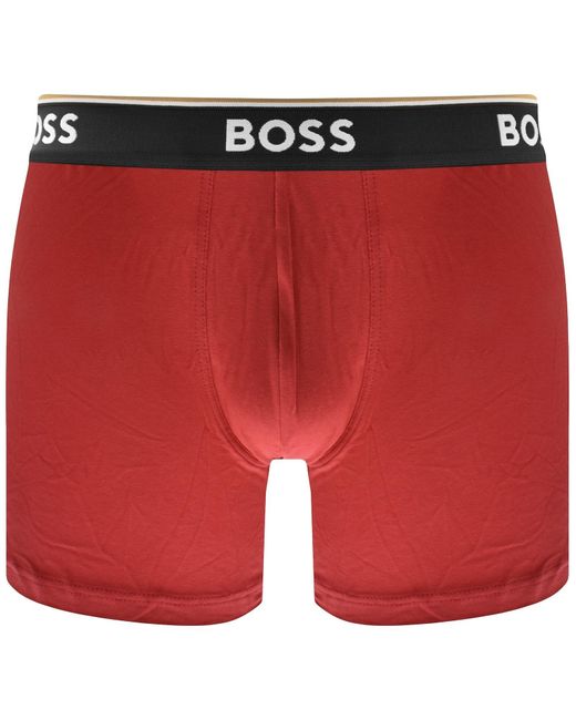 BOSS BUSINESS Black Boss Underwear 3 Pack Power Boxer Briefs for men